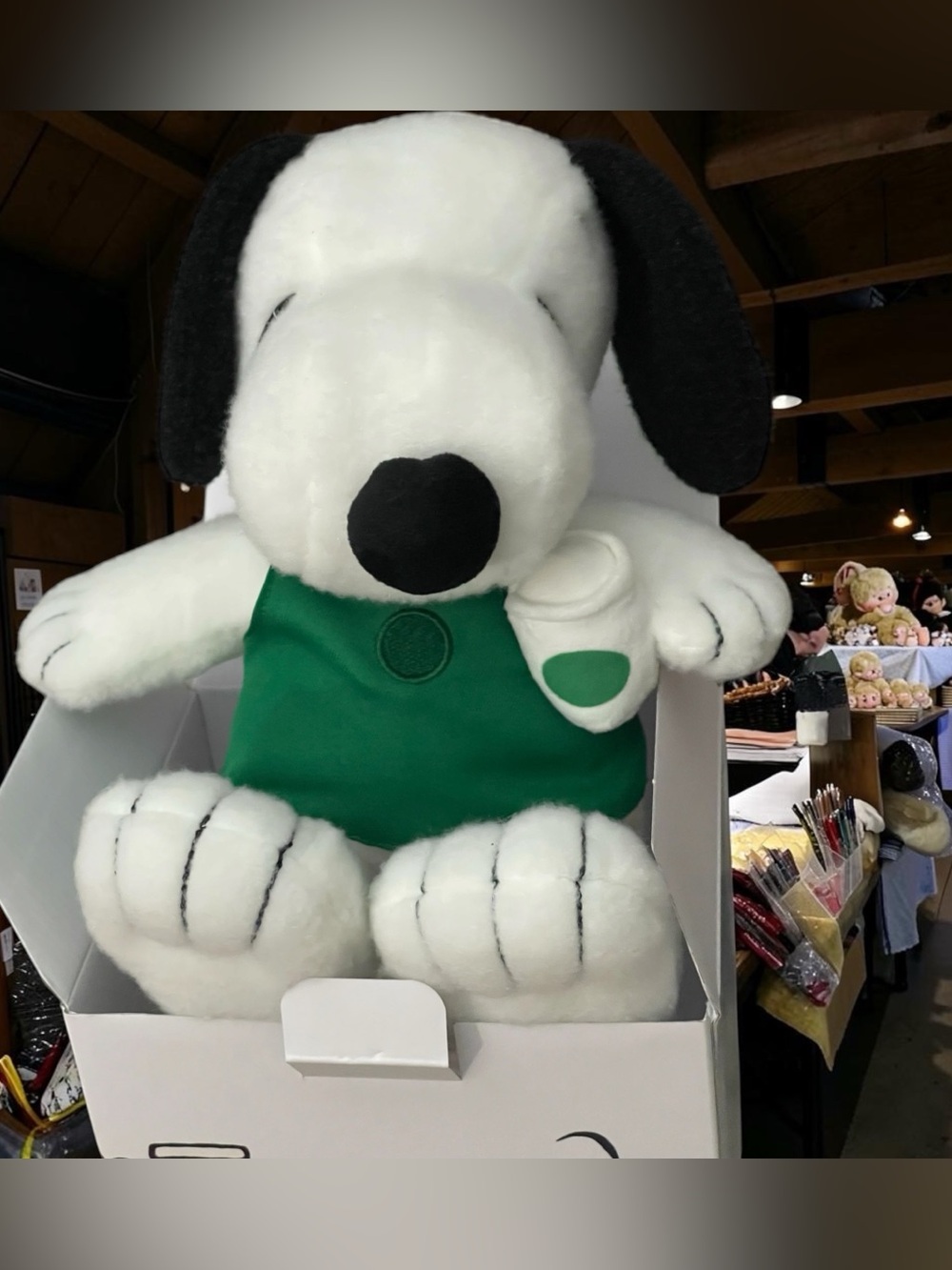 Nib peanuts and Starbucks stuffed Toy